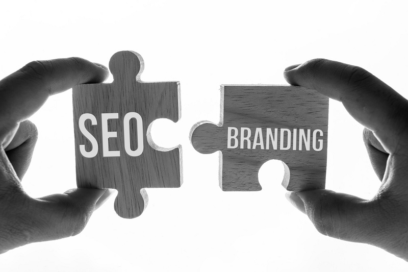 SEO and branding connection - graphic